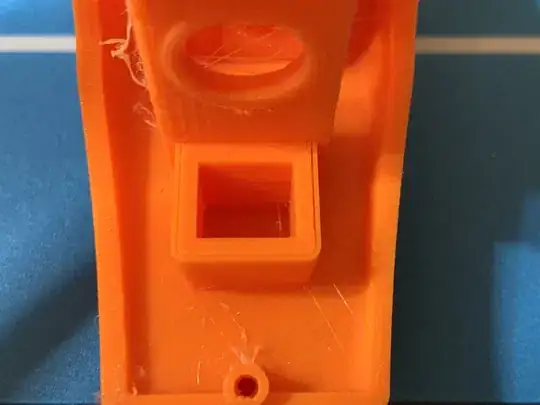 Visible separation on perimeter of the inner box