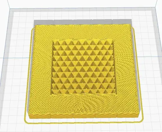 Slicing preview Slicing preview