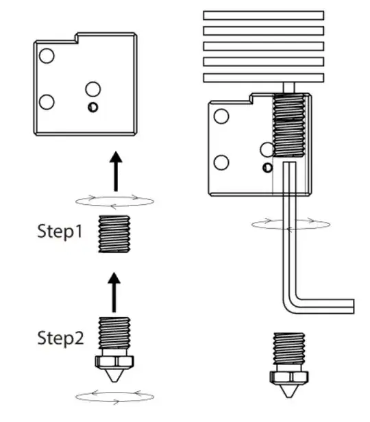 Volcano adapter bottom mounting Volcano adapter bottom mounting