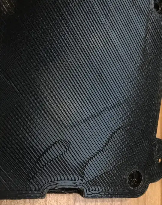 Seams in first layers Seams in first layers