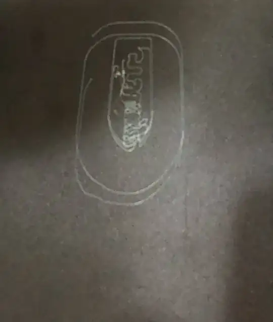 Picture of an uncompleted first layer of a 3D Benchy. The skirt lines around the model are noticeably far apart.