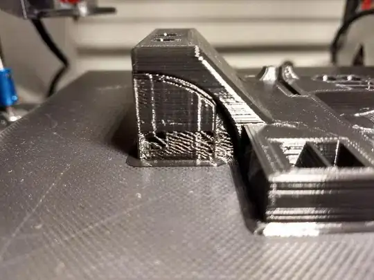 In this case, the problem occured in the support structure