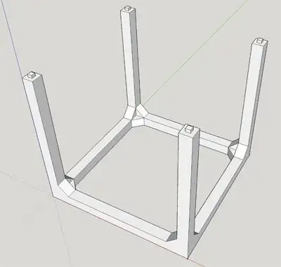 my wifeframe-ish partial cube model