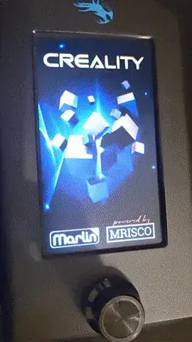 mriscoc firmware with Giadej theme on LCD screen