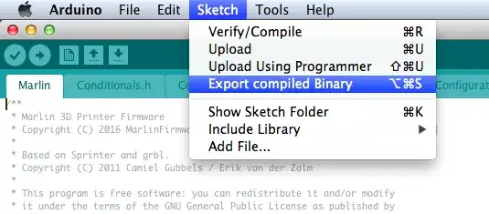 Export compiled Binary menu option