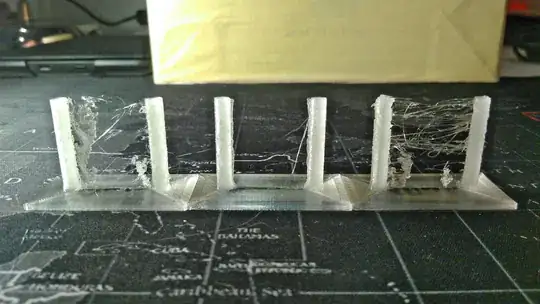 Basic Stringing Test on CR-10S with 0 mm, 5 mm and 10 mm retractions