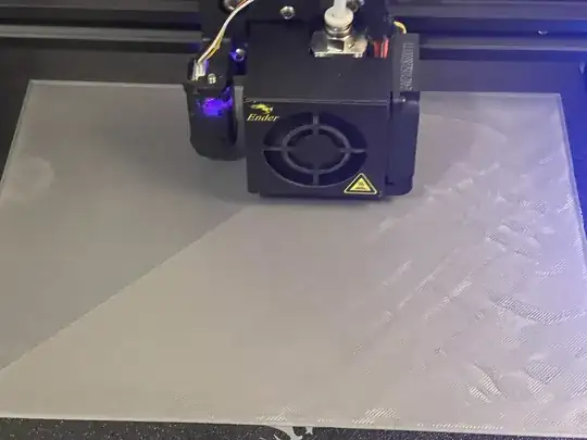 Layer showing artifacts Layer showing artifacts