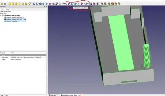 Intersecting components selected, deciding on boolean operation
