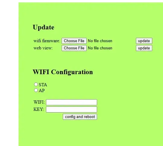 screenshot of MKS Robin wifi module admin