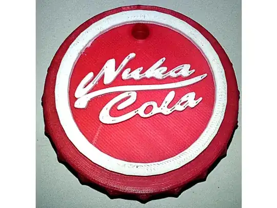 3D print of Nuka-Cola bottle opener