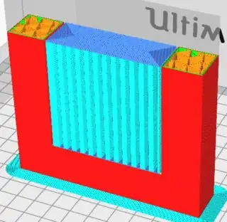 Non scaffolding support structure