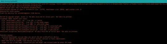 Error Posting - no data from the serial port