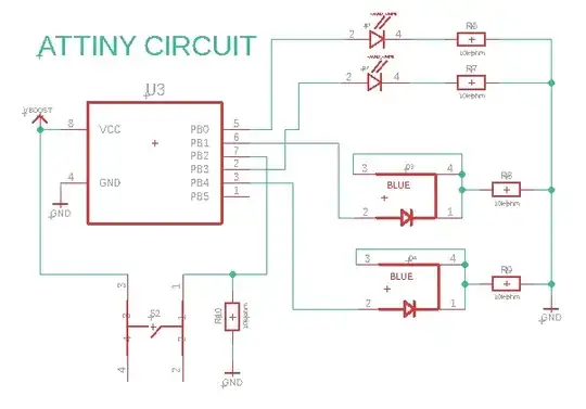 Attiny85 circuit