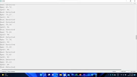 Output before HTTP Post