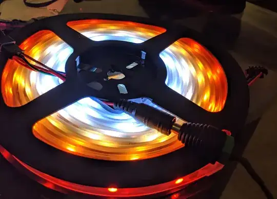 All white WS2811 issue