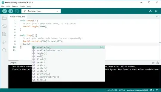 Hello World in Arduino IDE 2 on Windows 10