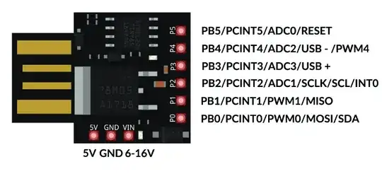 Digispark Rev.3 Kickstarter with ATTiny85