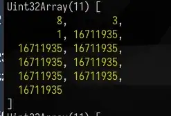 example data from the server