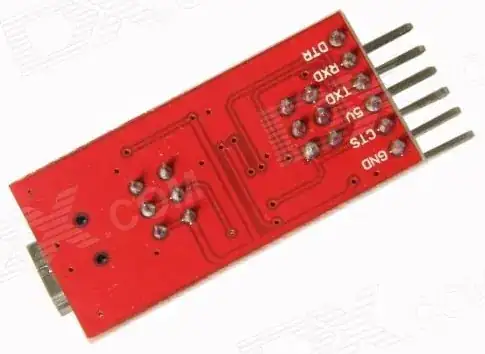 USB-TTL FTDI Breakout board with ISP rear