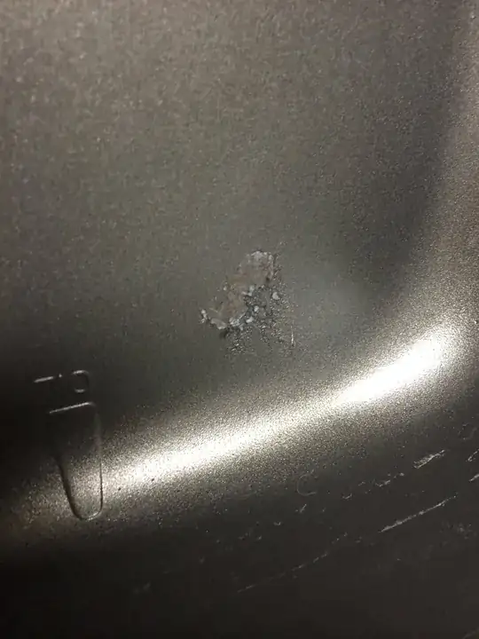 Damaged non-stick surface