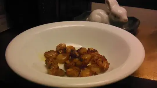 Roasted hominy at thirty minutes