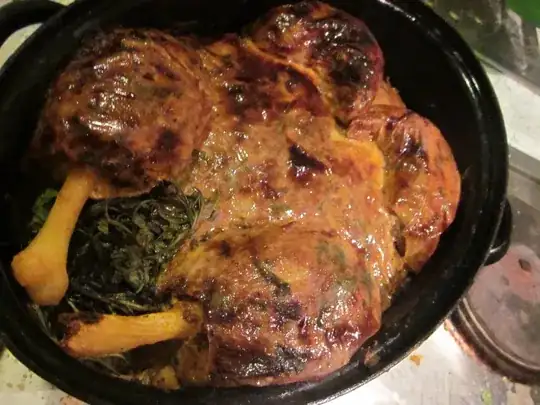 tofu turkey after adding soy skinn