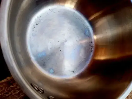 decoloration and black spots