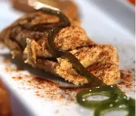 Melted chocolate/coconut milk mixture in ice bath - warm