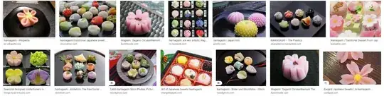 First 2 lines of Namagashi google-picture search