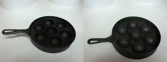 ebelskiver pan with concave bottom