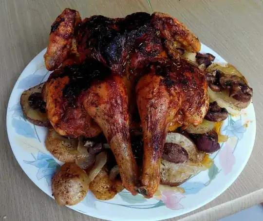 spatchcocked chicken