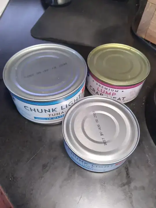 photo of can lids