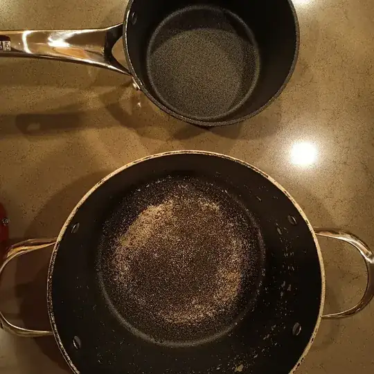 Compare to less used one from the same set