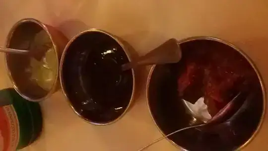 three Indian dips including the mint dip