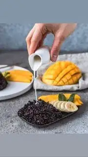 first time, with little coconut sauce