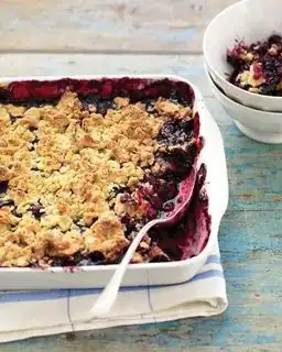 Blueberry crisp