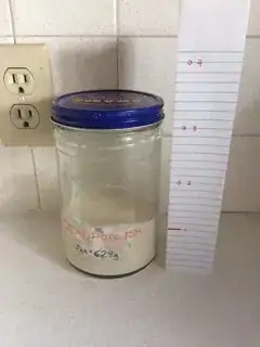 Deadpoolish stirred down occupying 1/3 of the jar