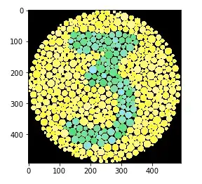 Colors to spherical angles conversion