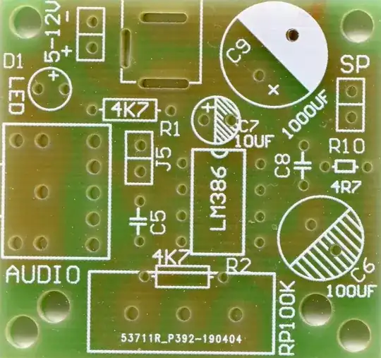 Front side of the PCB