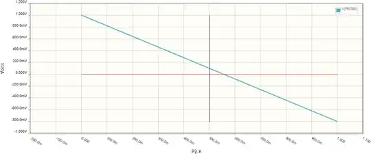 Copy potentiometer - inverting amplifier