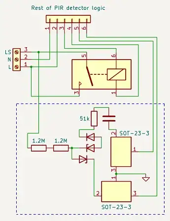Reverse engineered schematic