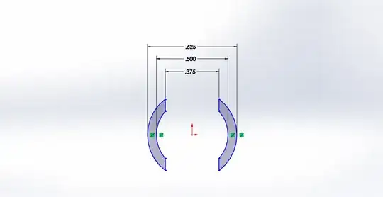discontinuous hollow circle