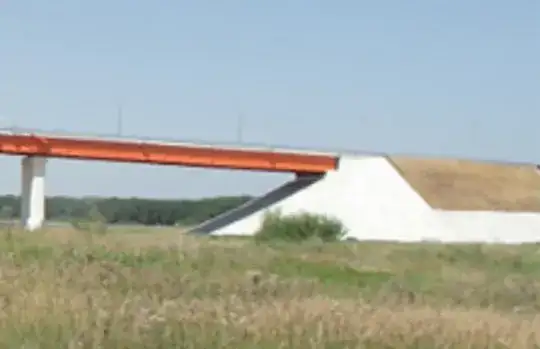 earthfill joins a bridge