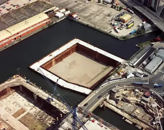 double-walled cofferdam