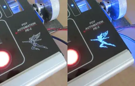 Diagram of a centrifugal blower showing a 24-inch outlet diameter, with the following gaps measured between fan and housing every 90 degrees starting immediately before the outlet: 24 inches (top); 18 inches (left); 10 inches (bottom); no dimension specified (right).