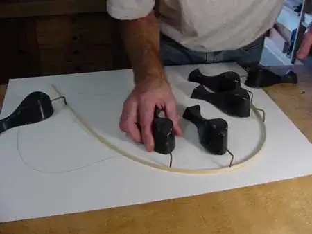 Analog lofting spline