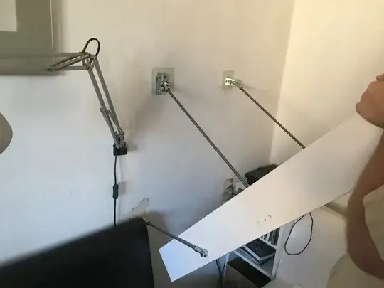 folding table with 4-bar mechanism