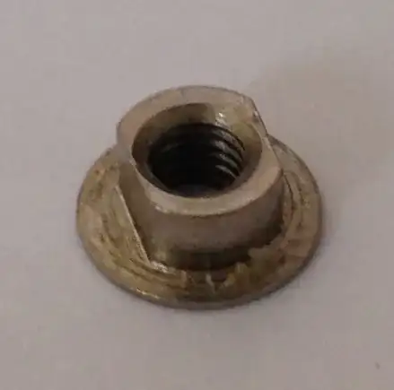 Flanged nut thing