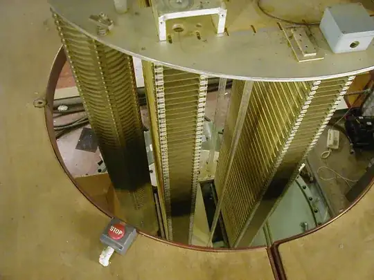 Top deck and support structure of 4 MV VdG