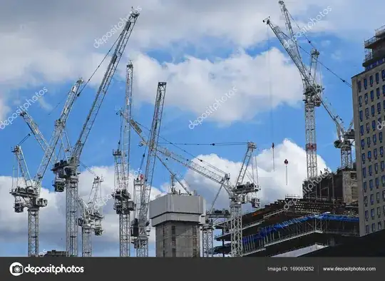 Shell Centre Site with multiple retractable windsails